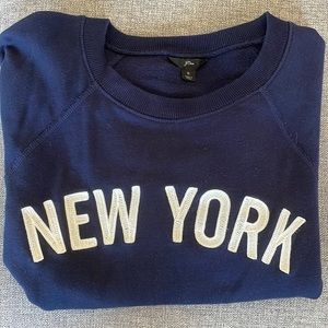 JCREW women’s sweatshirt, size small.